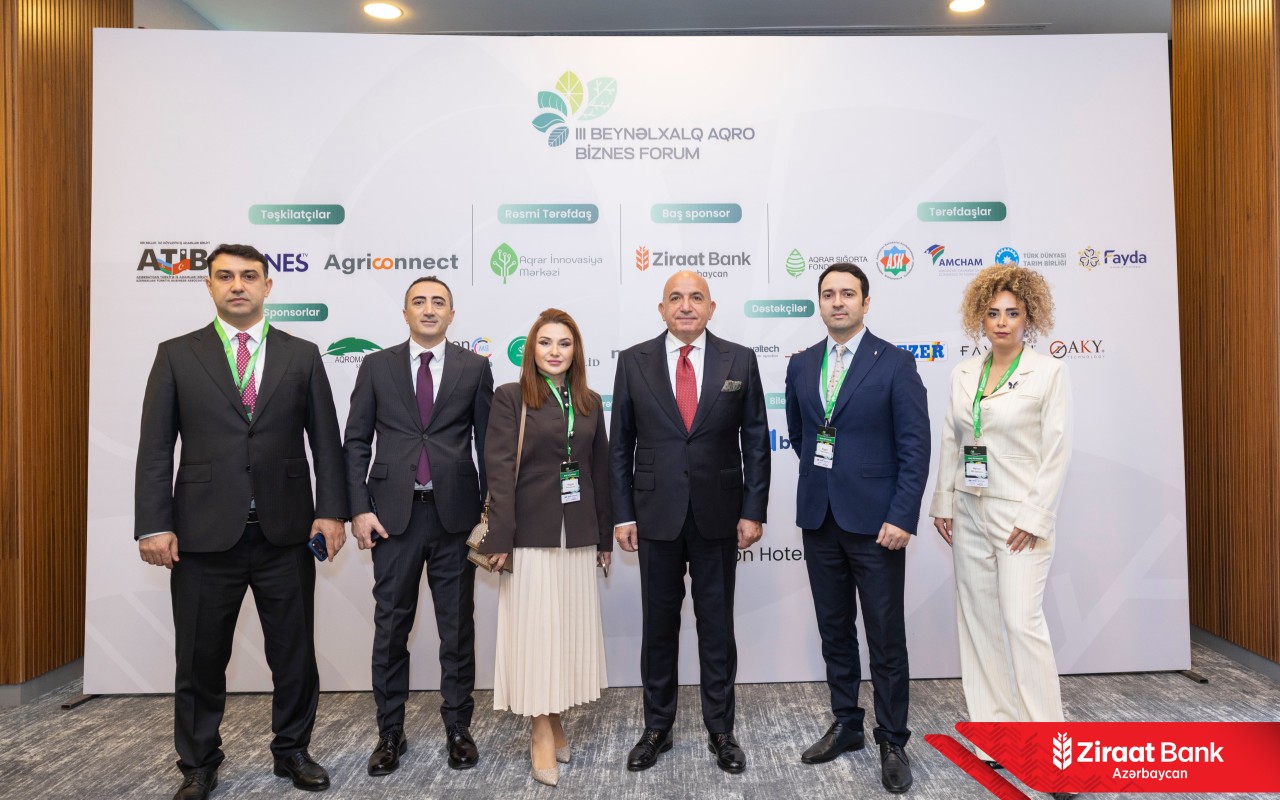 Torpağa dəyər, gələcəyə inam – "Ziraat Bank Azərbaycan" III Beynəlxalq Aqro Forumda!